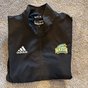 Adidas Black Jacket with Mason Patriots Logo